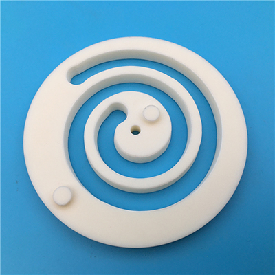 Industry application alumina ceramic coil shape dis