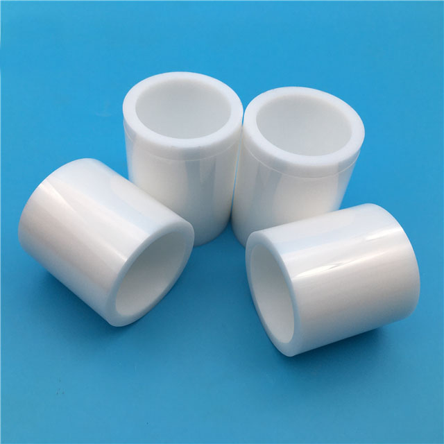 Yttria stabilized ZrO2 zirconium oxide ceramic crucible cup