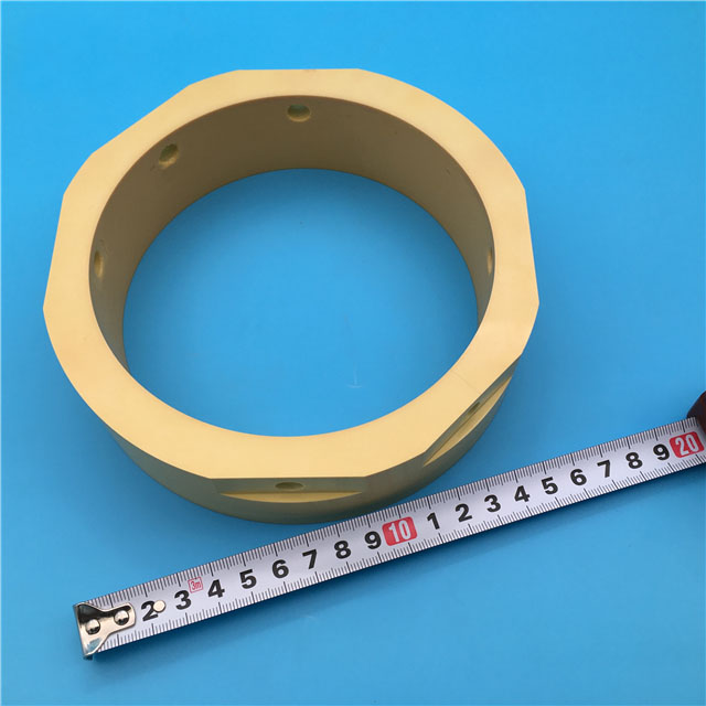 yellow zirconia ceramic sleeve ring cylinder